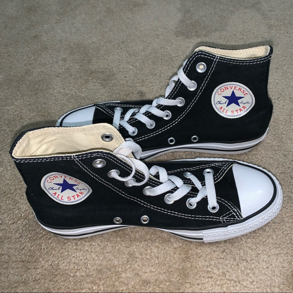 black high top converse
